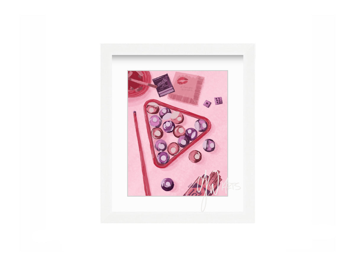 Pink Break Framed