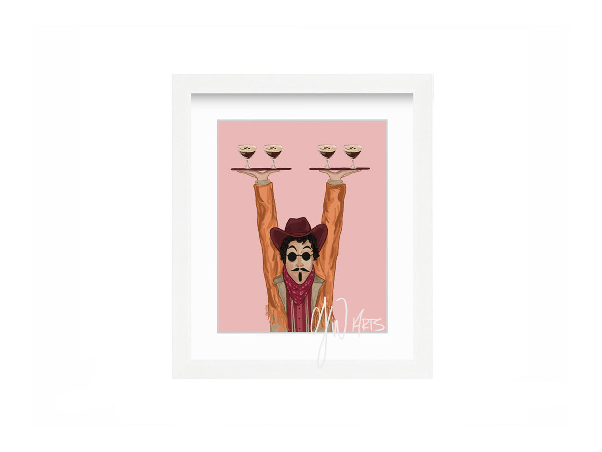 Expresso Martini Cowboy Framed
