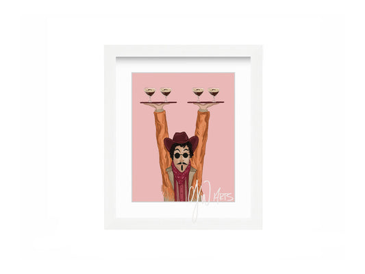 Expresso Martini Cowboy Framed