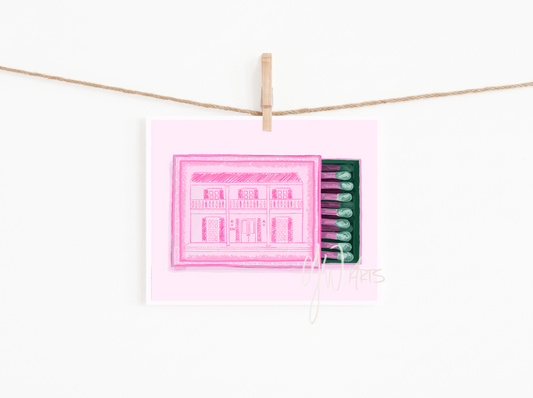 Theta House Match Box